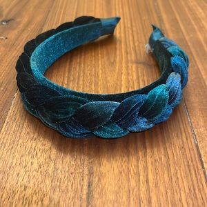 Hunter Green Braided Head Band NWOT